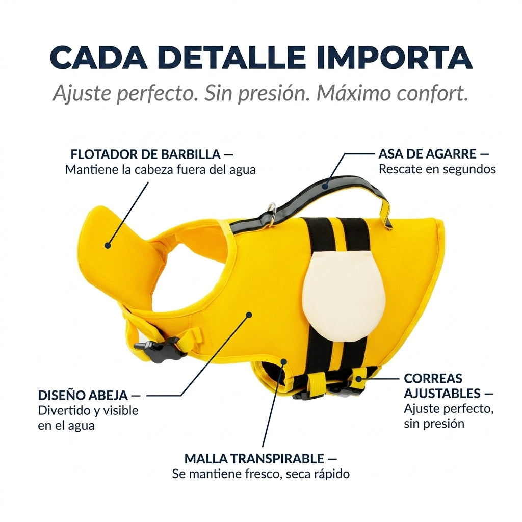 Boya Pets™ Chaleco Salvavidas para Perros
